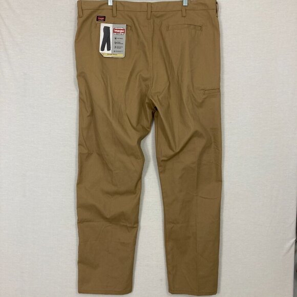 New Wrangler Men's Tan Workwear Work Pants size 42 x 32 - Picture 9 of 11